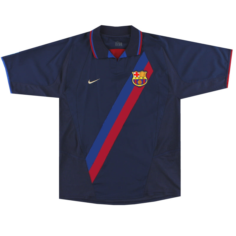 2002-04 Barcelona Nike Away Shirt *Mint* L Football Shirt