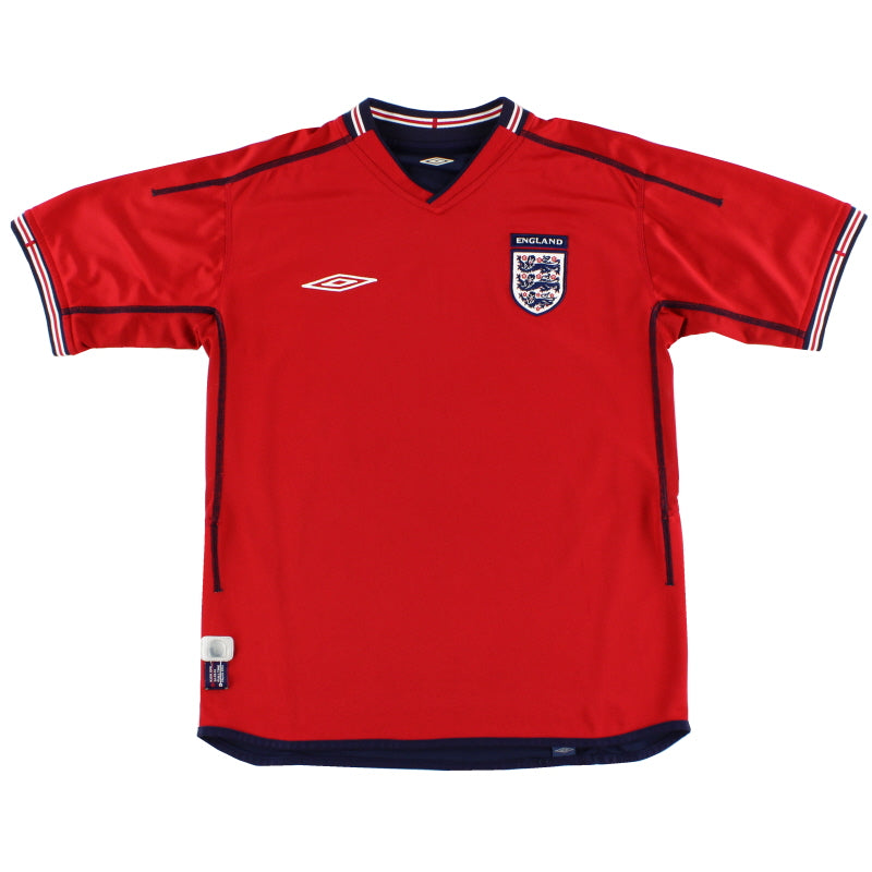 2002-04 England Umbro Away Shirt XL Football Shirt