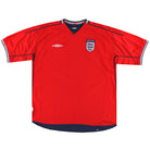 2002-04 England Umbro Away Shirt M Football Shirt