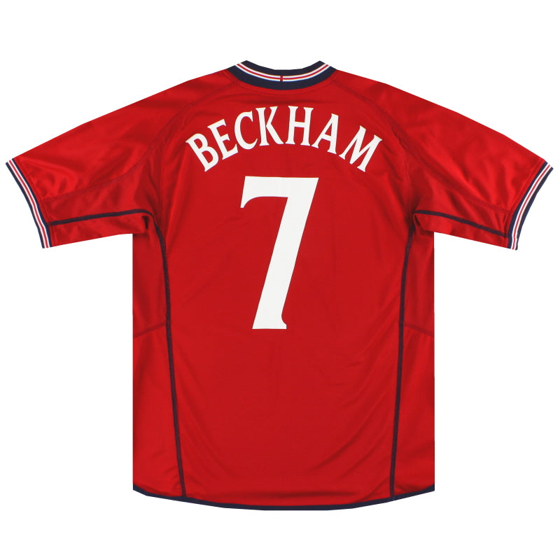 2002-04 England Umbro Away Shirt Beckham #7 *w/tags* L Football Shirt