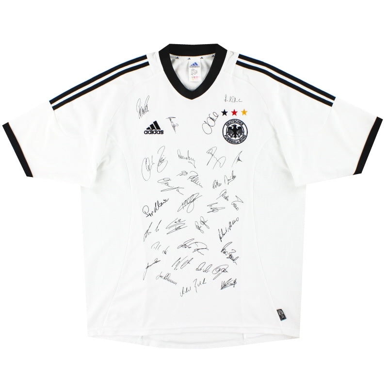 2002-04 Germany adidas Signed Home Shirt XL Football Shirt