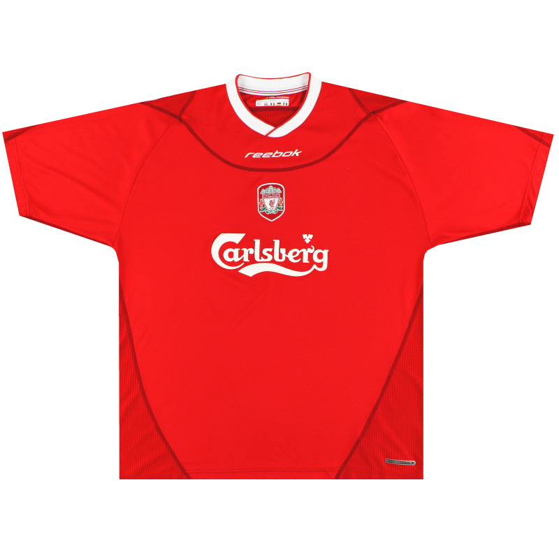 2002-04 Liverpool Reebok Home Shirt M Football Shirt