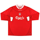 2002-04 Liverpool Reebok Home Shirt L/S XXL Football Shirt