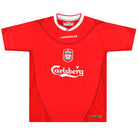 2002-04 Liverpool Reebok Home Shirt L.Boys Football Shirt