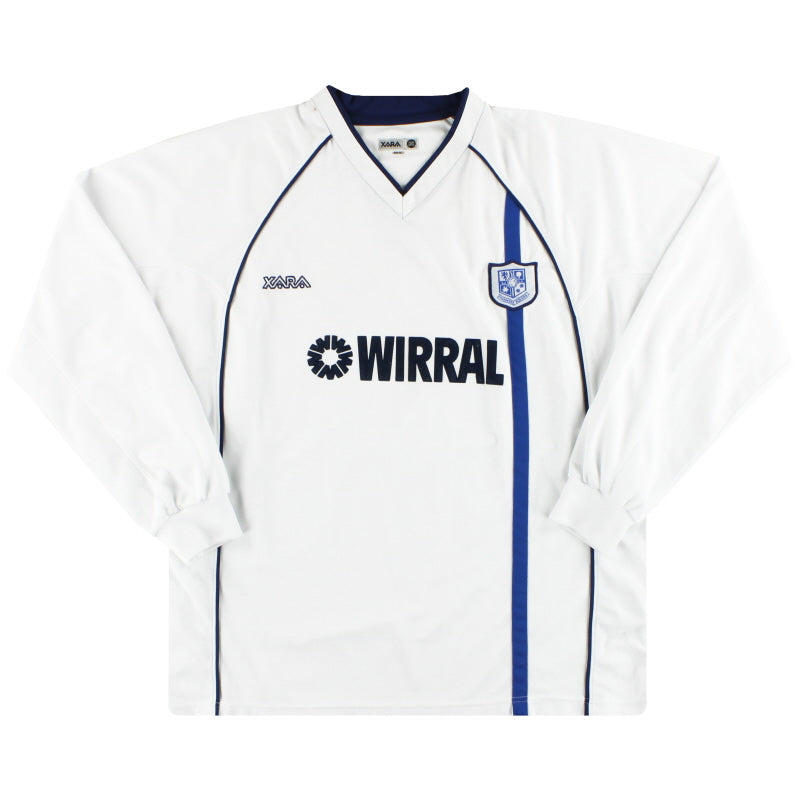 2002-04 Tranmere Rovers Home Shirt L/S XL Football Shirt