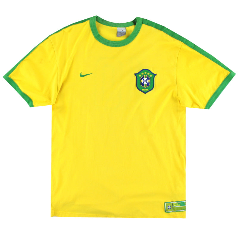 2002 Brazil Nike Retro Shirt #10 XL Football Shirt