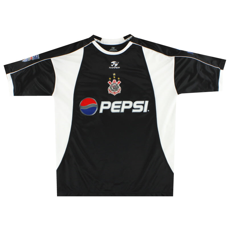 2002 Corinthians Away Shirt L Football Shirt