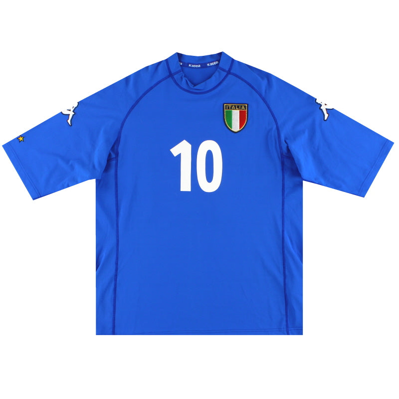 2000-01 Italy Kappa Home Shirt #10 *As New* XL Football Shirt