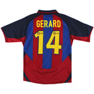 2003-04 Barcelona Nike Home Shirt Gerard #14 M Football Shirt