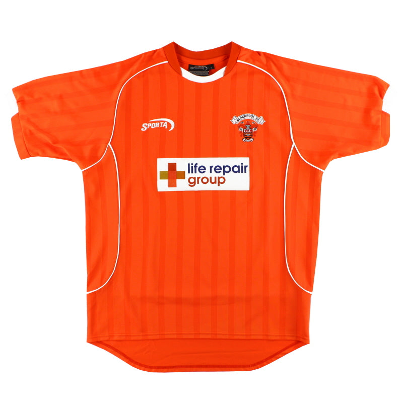 2003-04 Blackpool Home Shirt XL Football Shirt