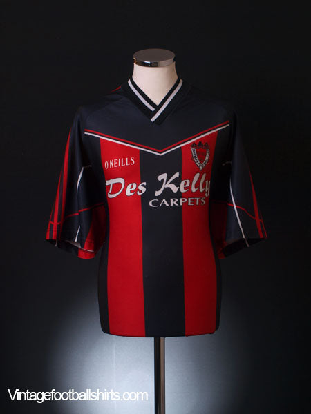 2003-04 Bohemian FC Home Shirt L Football Shirt