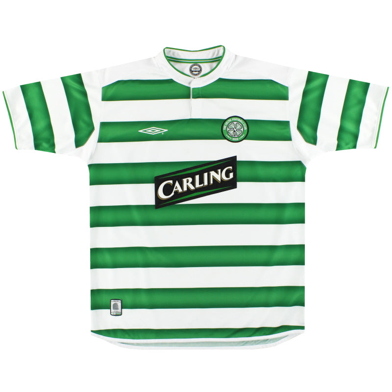 2003-04 Celtic Umbro Home Shirt L Football Shirt