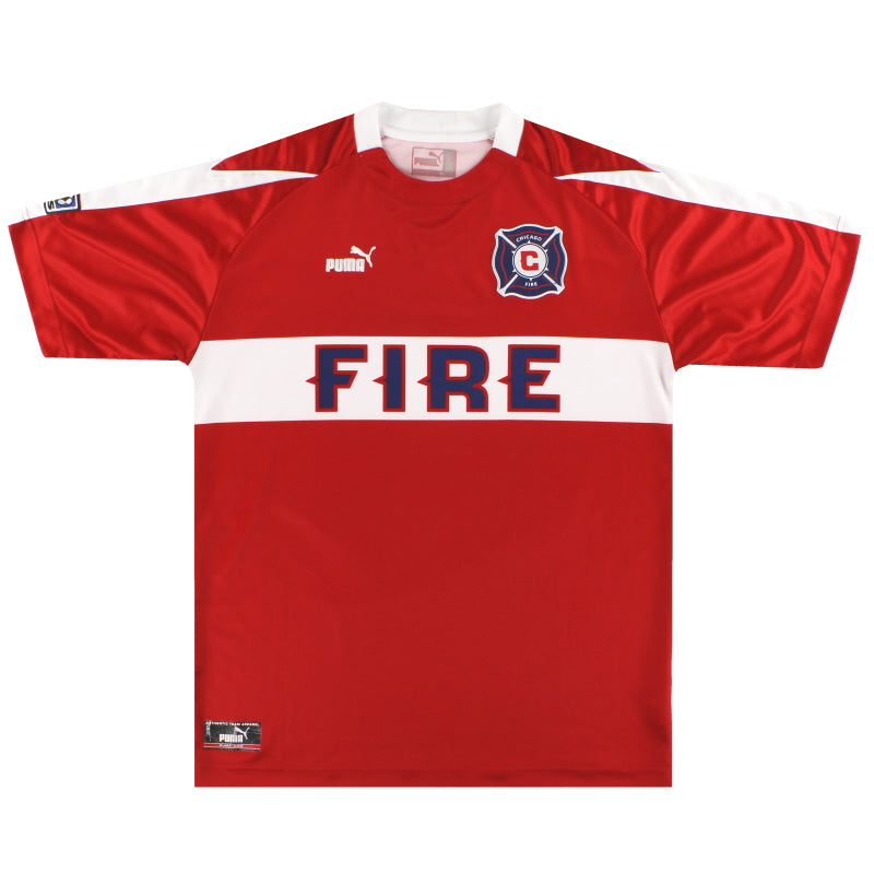 2003-04 Chicago Fire Puma Home Shirt L Football Shirt