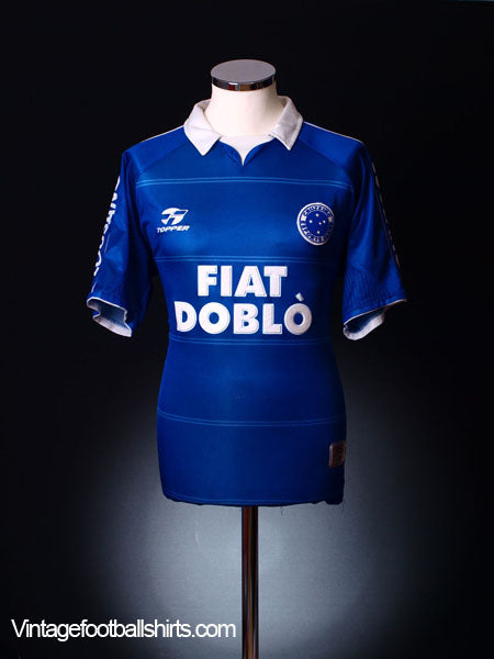 2003-04 Cruzeiro Home Shirt #10 M Football Shirt