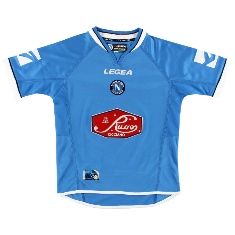 2003-04 Napoli Home Shirt XL Football Shirt