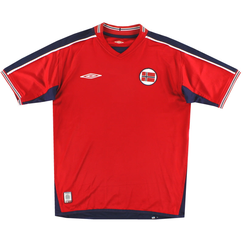 2003-04 Norway Umbro Home Shirt M Football Shirt