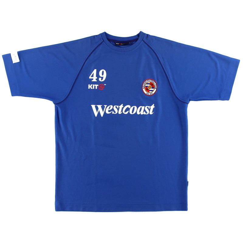 2003-04 Reading Kit@ Player Issue Training Shirt #49 XL Training Shirt