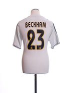 2003-04 Real Madrid Home Shirt Beckham #23 S Football Shirt