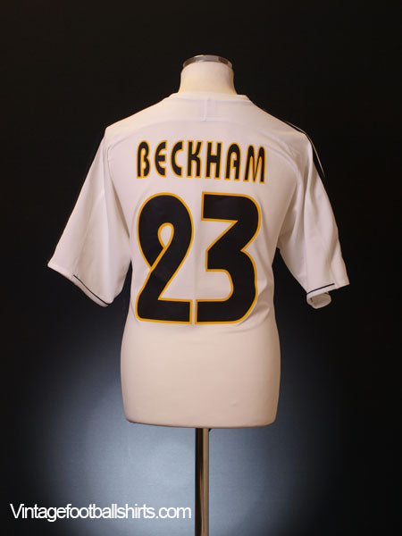 2003-04 Real Madrid Home Shirt Beckham #7 XL Football Shirt