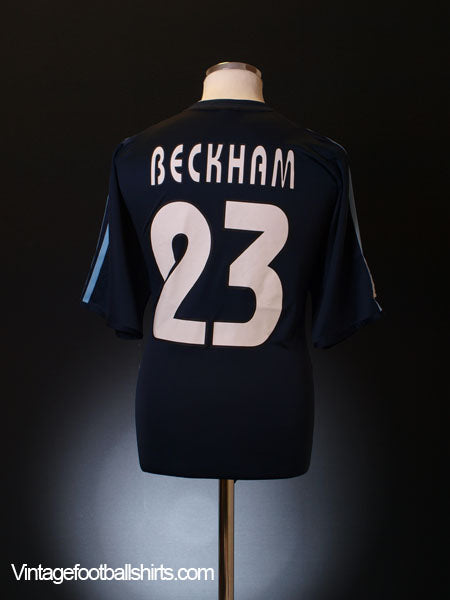 2003-04 Real Madrid Third Shirt Beckham #23 L Football Shirt