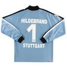 2003-04 Stuttgart CL Match Issue 'Signed' GK Shirt Hildebrand #1 XL Goalkeeper Shirt