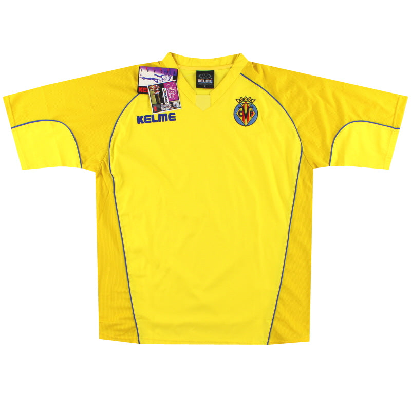 2003-04 Villarreal Kelme Home Shirt *BNIB* L Football Shirt