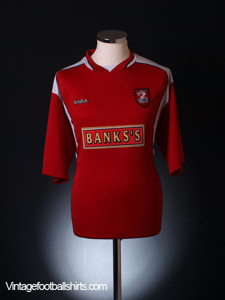 2003-04 Walsall Home Shirt L Football Shirt