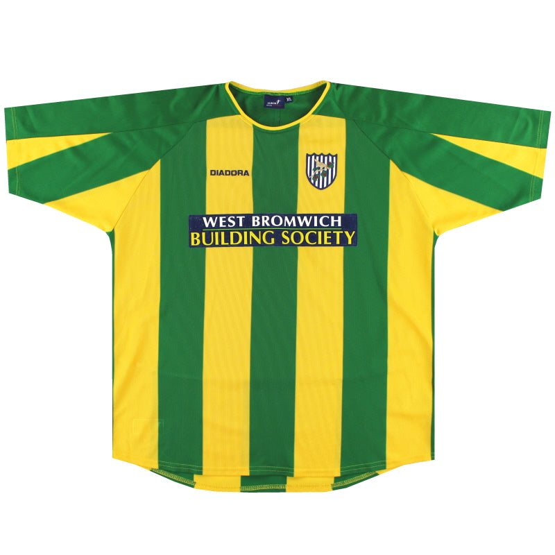 2003-04 West Brom Diadora Away Shirt XL Football Shirt