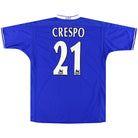 2003-05 Chelsea Umbro Home Shirt Crespo #21 *As New* L Football Shirt