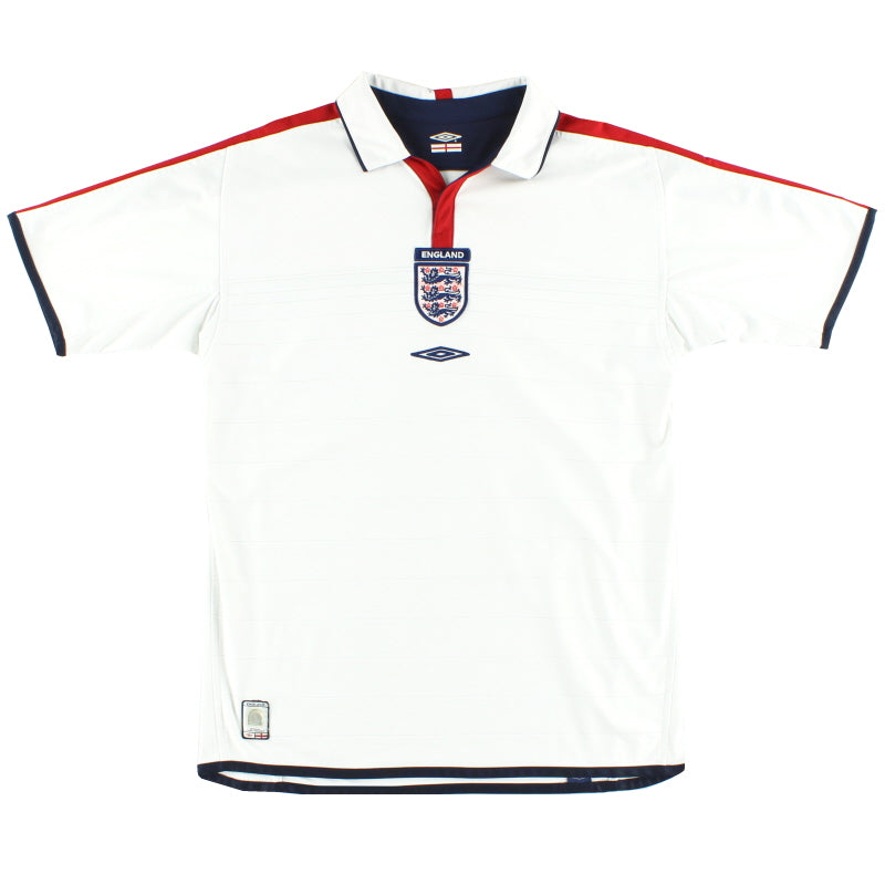 2003-05 England Umbro Home Shirt *Mint* XL Football Shirt