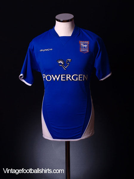 2003-05 Ipswich Home Shirt XL Football Shirt