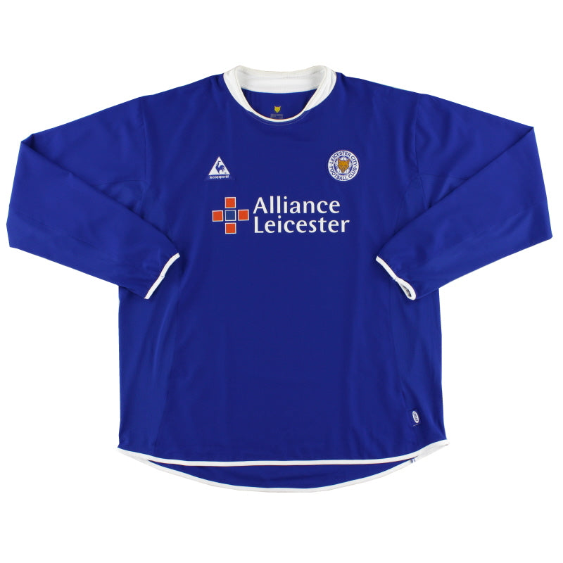 2003-05 Leicester Le Coq Sportif Home Shirt L/S L Football Shirt