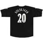 2003-05 Manchester United Nike Away Shirt Solskjaer #20 XL Football Shirt