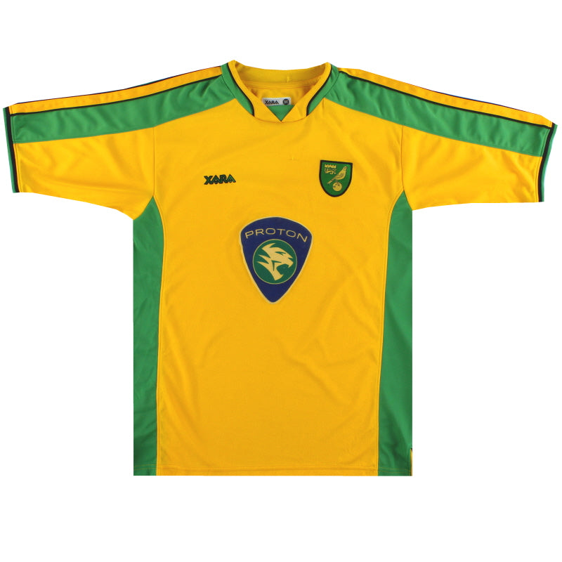 2003-05 Norwich City Xara Home Shirt M Football Shirt