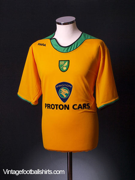 2003-05 Norwich City Home Shirt L Football Shirt