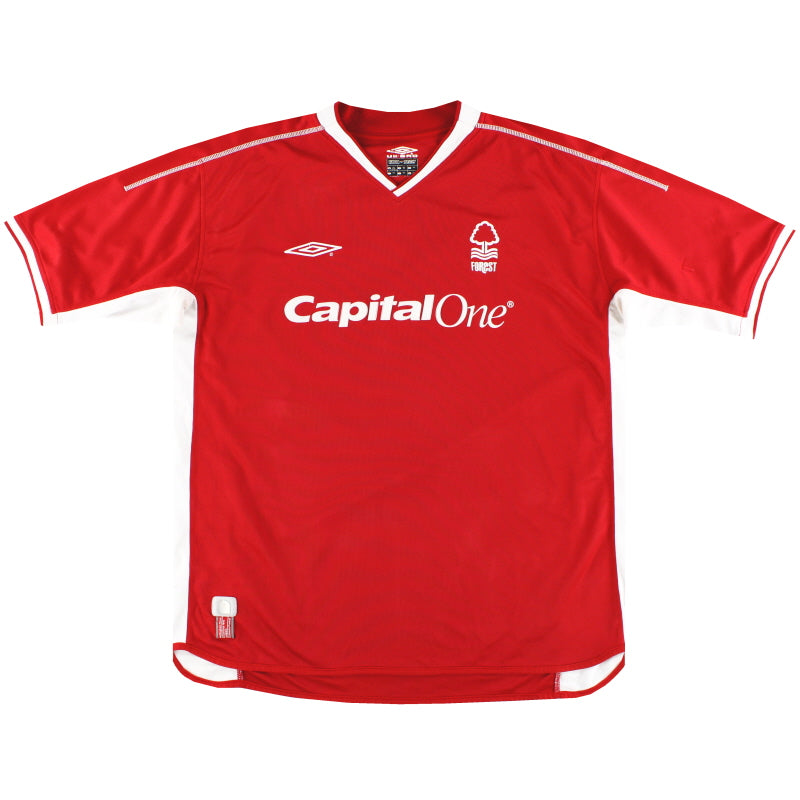 2003-04 Nottingham Forest Umbro Home Shirt XXL Football Shirt