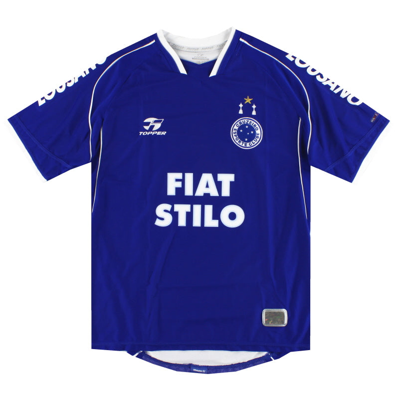 2003 Cruzeiro Home Shirt #8 S Football Shirt