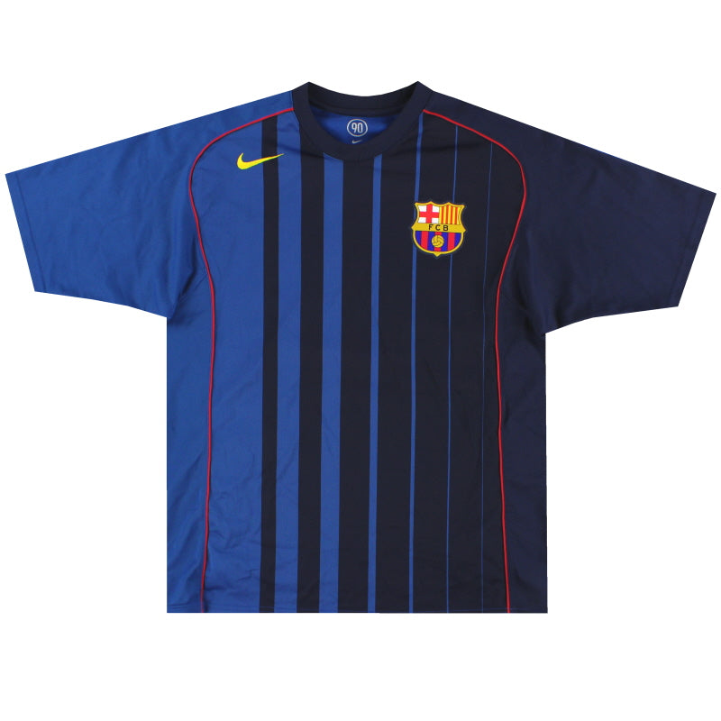 2004-05 Barcelona Basic Away Shirt M Football Shirt