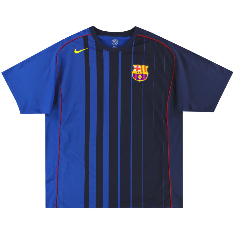 2004-05 Barcelona Nike Basic Away Shirt XXL Football Shirt