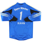 2004-05 Bayern Munich adidas Goalkeeper Shirt Kahn #1 *Mint* XS Football Shirt