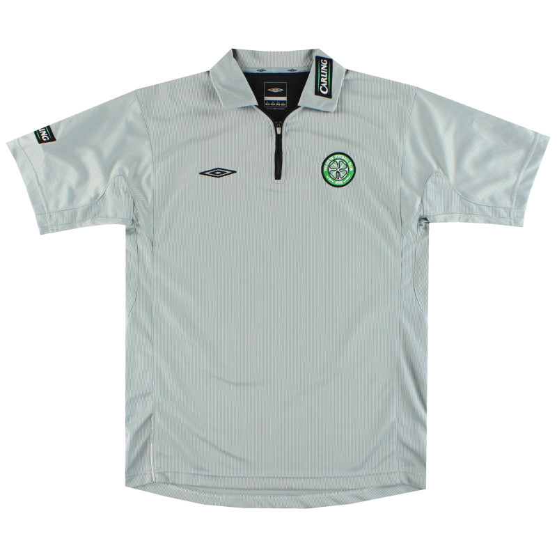 2004-05 Celtic Umbro 1/4 Zip Training Shirt M Training Shirt