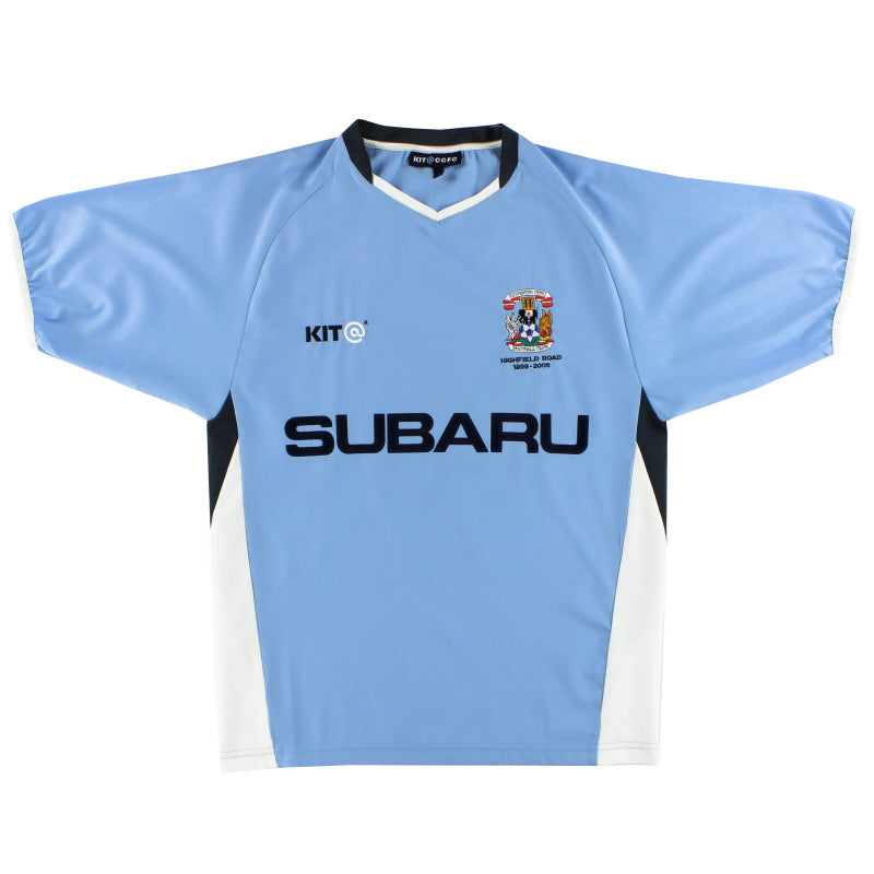 2004-05 Coventry Home Shirt XL Football Shirt