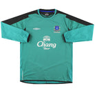 2004-05 Everton Umbro Goalkeeper Shirt XL Football Shirt