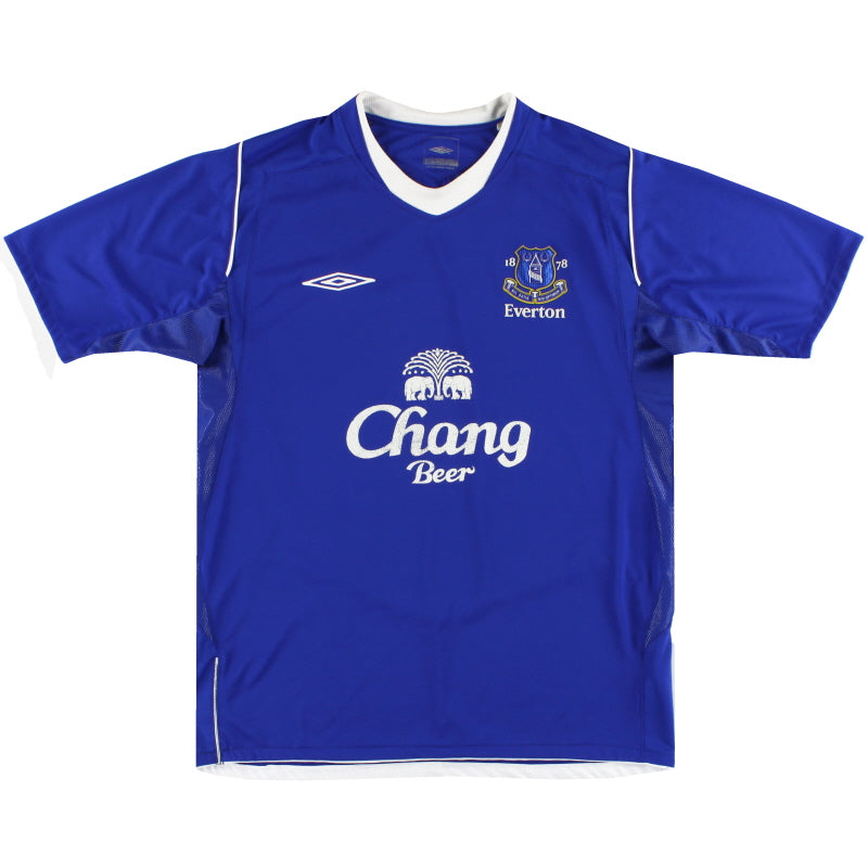 2004-05 Everton Umbro Home Shirt M Football Shirt