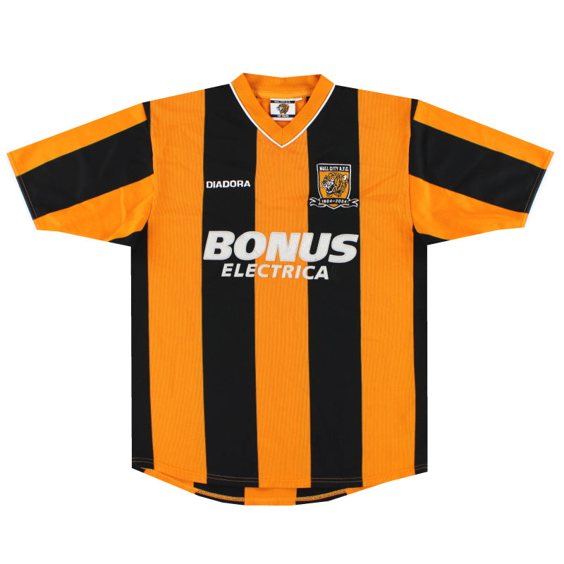 2004-05 Hull City Diadora Centenary Home Shirt S Football Shirt