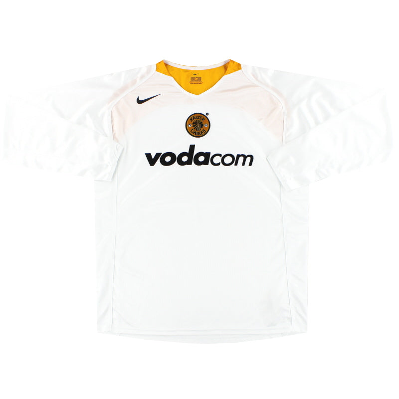 2004-05 Kaizer Chiefs Nike Away Shirt L/S *Mint* XL Football Shirt