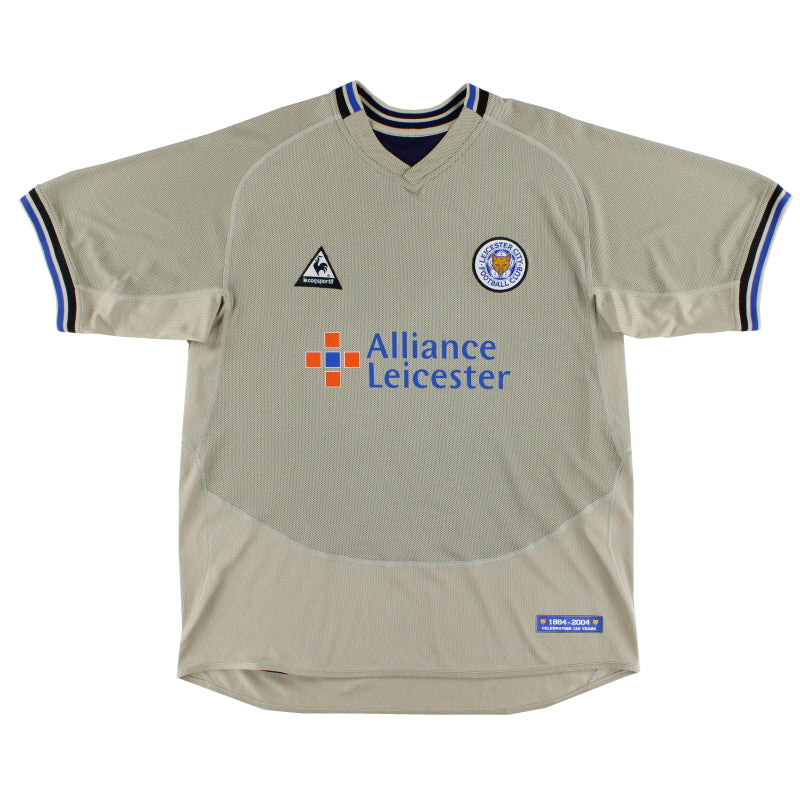 2004-05 Leicester Le Coq Sportif '120 Years' Third Shirt S Football Shirt