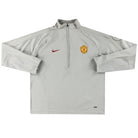 2004-05 Manchester United Nike 1/2 Zip Training Top XXL Football Shirt