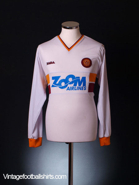 2004-05 Motherwell Away Shirt L/S M Football Shirt