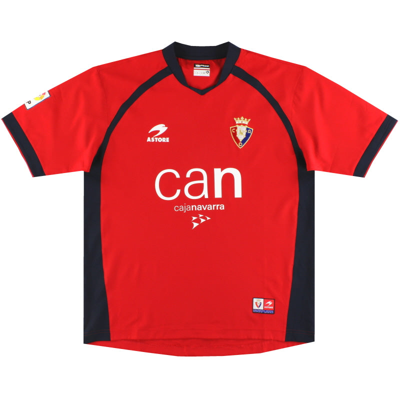 2004-05 Osasuna Astore Home Shirt *Mint* XL Football Shirt